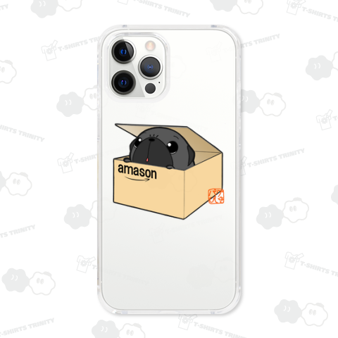 箱入りパグ(黒パグ)