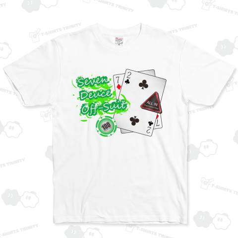 『ポーカーTシャツ』72o Seven Deuce Off-Suit(セブンデュース オフスート)