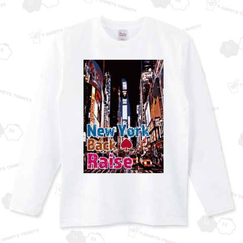 『ポーカーTシャツ』~ダークVer~New York Back Raise(ニューヨークバックレイズ)