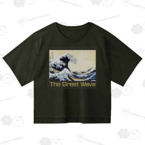 電光掲示風の葛飾北斎画