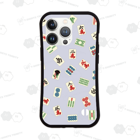 散らばった麻雀牌