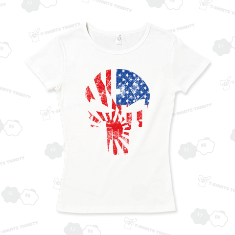 スカル 星条旗 旭日旗