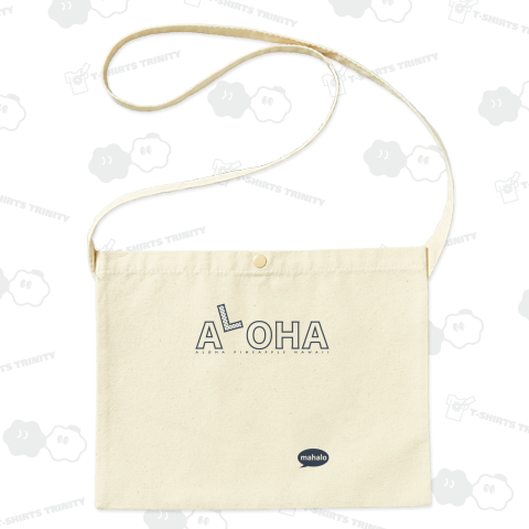 ALOHA dots navy blue 108