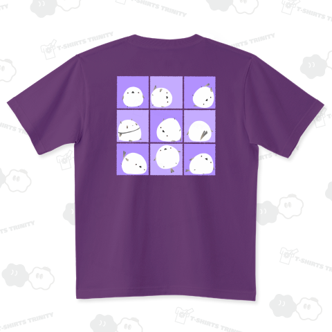 シマエナガに擬態するパンダ【背面プリント】