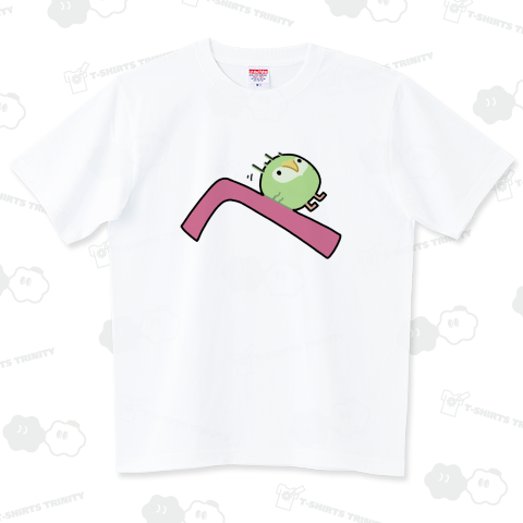 ゲットした『へ』を滑り台にしてご満悦のカカポ