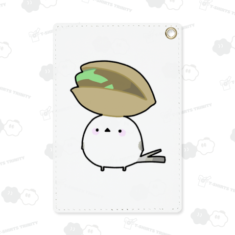 ピスタチオをゲットしてご満悦のシマエナガ