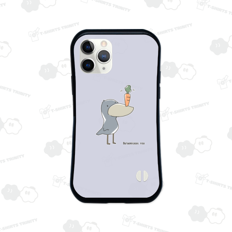 人参をゲットしてご満悦のハシビロコウさん