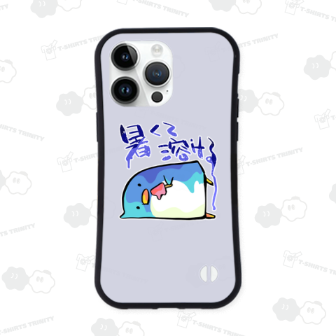 暑くて溶けそうなペンギン