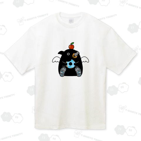 ドーナツをゲットした普通のペンギン