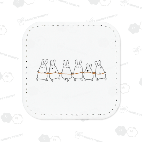 電車ごっこブームが到来したうさぎーず