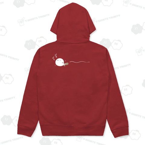 空飛ぶシマエナガ【背面プリント】