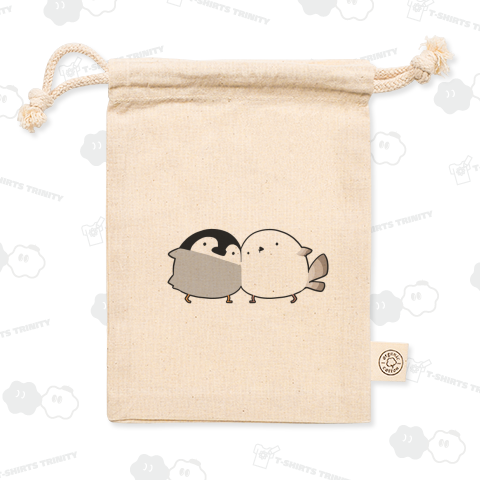 ペンギンvsシマエナガ