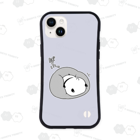 モノクロの世界でやる気を失うパンダ