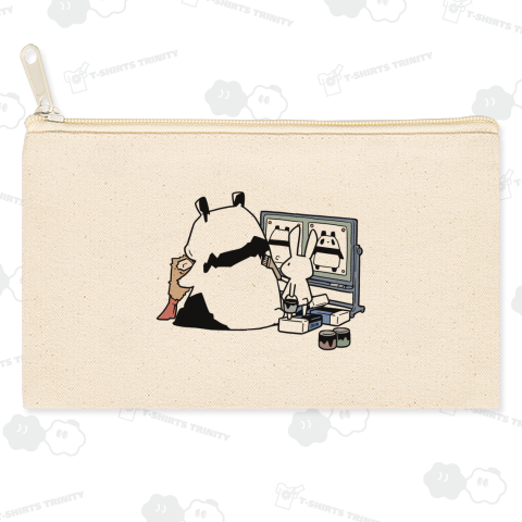 気づかない間にパンダに改造されてしまうシロクマ