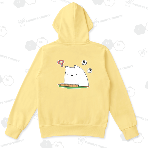 麻雀牌を並べてみたけれど遊び方が分からない猫【背面プリント】