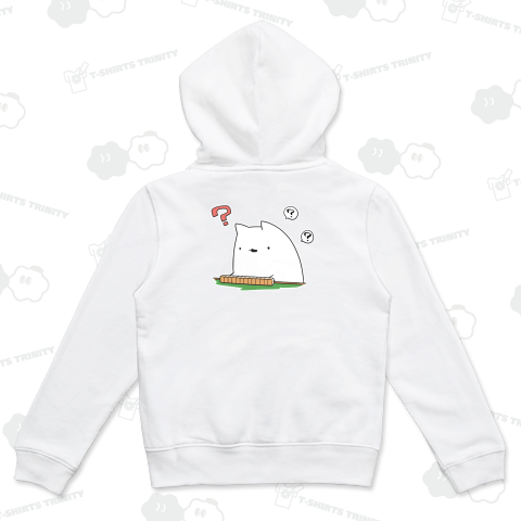 麻雀牌を並べてみたけれど遊び方が分からない猫【背面プリント】