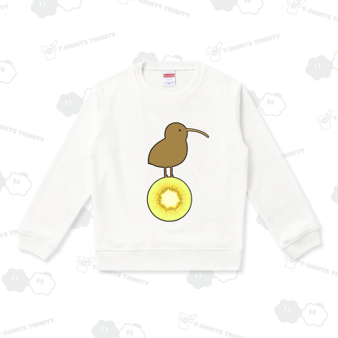 ゲットしたキウイがゴールドでご満悦のキーウィ