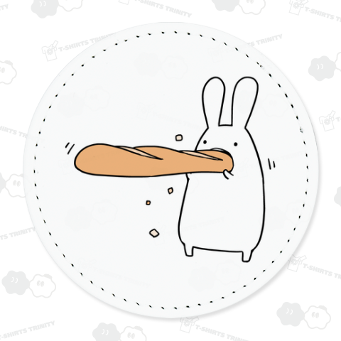 バケットの美味しさに目覚めたうさぎ