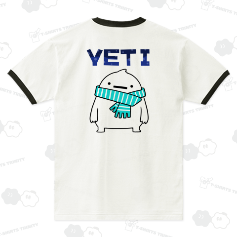 冬は寒いことに気づいたイエティさん【背面プリント】