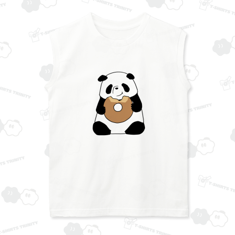 ドーナツソムリエの座をゲットしてご満悦のパンダ