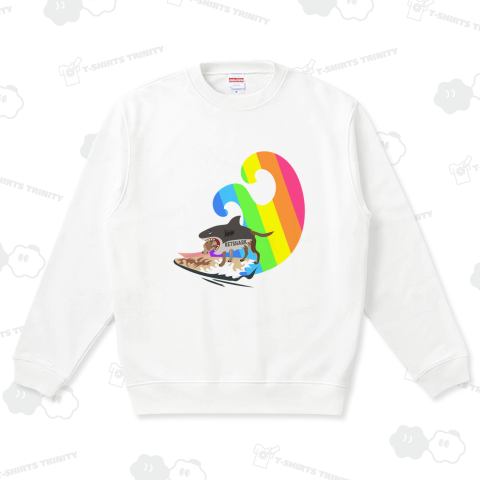 さめの着ぐるみラブ レインボーウエーブ