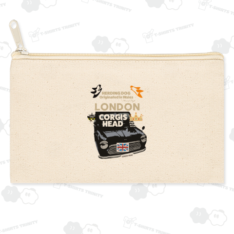 富士山とミニとコーギー