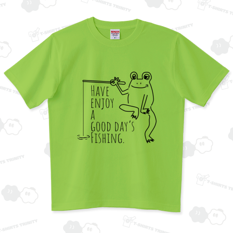 【カスタマイズ可能】カエルが釣りをするでケロ