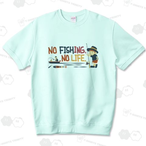 ボート釣りに行きたい少年_カラフル