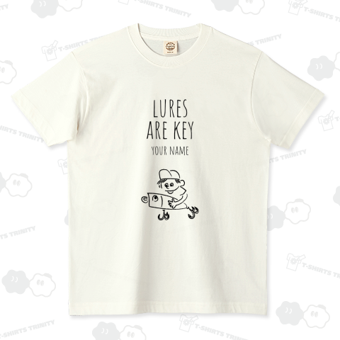 【名入れ可能】ルアーを持つアングラー