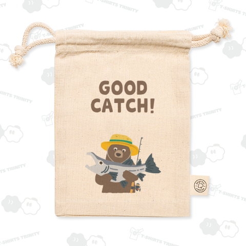 サケを釣るクマさん