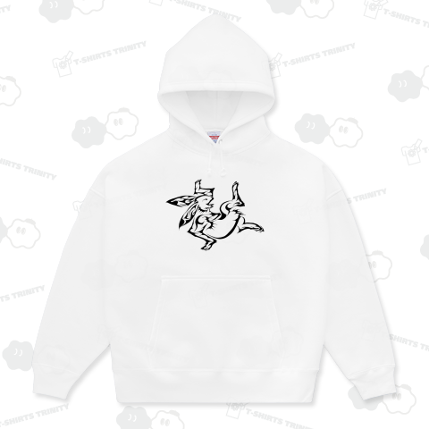 鳥獣戯画(トライバル兎)