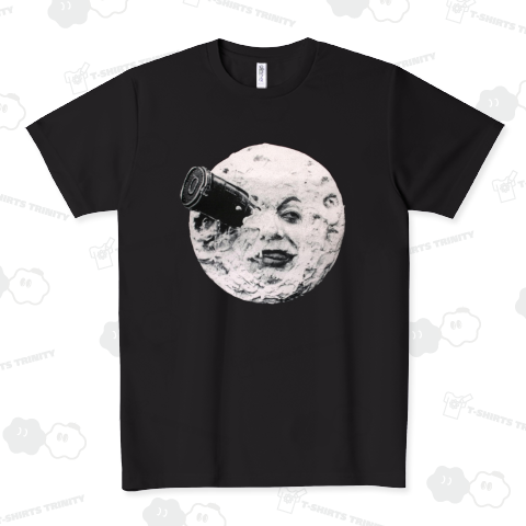 月と太陽 ドライTシャツ(4.4オンス)