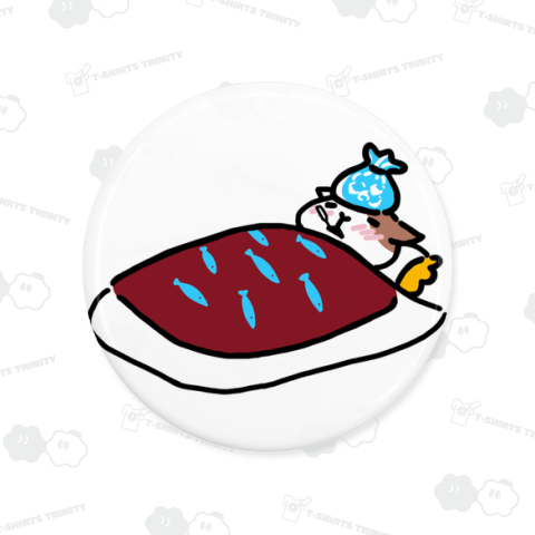 寝込むネコ(文字無しバックプリント)