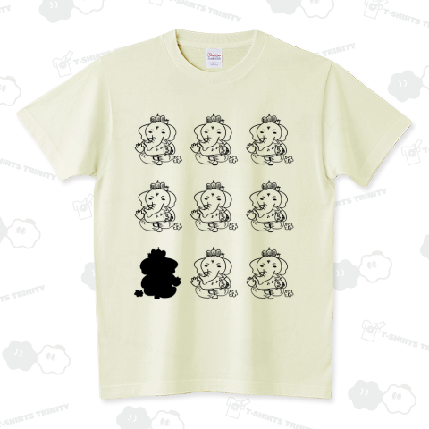 ガネーシャがいっぱい スタンダードTシャツ(5.6オンス)