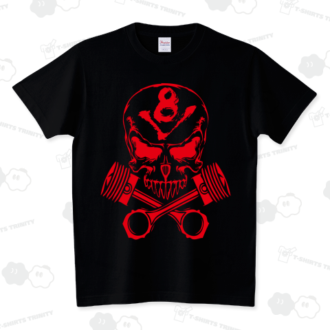 V8 SKULL Red【V8スカル 赤】