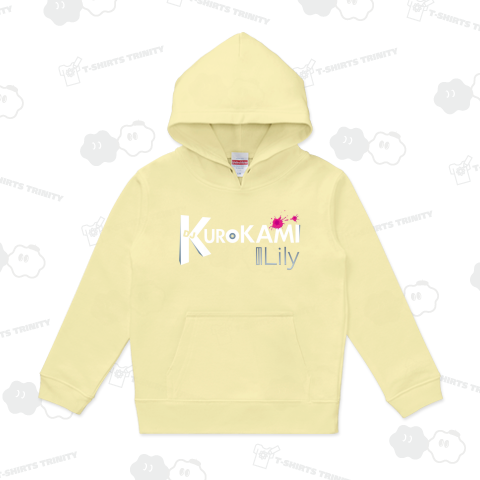 DJ黒髪のリリー 『黒髪会Tシャツ』 Vo.1 (wht)