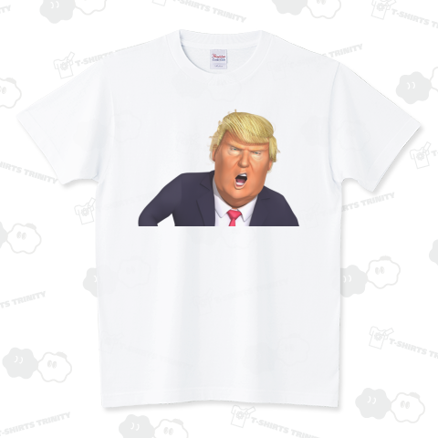 ドナルド トランプ(Donald Trump)のTシャツ 大統領トランプ氏 熱く叫ぶ!
