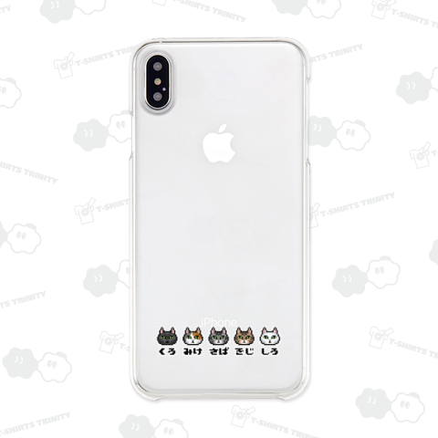 猫の顔のドット絵