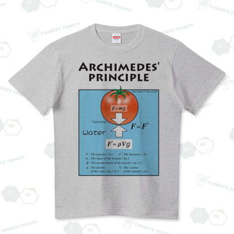アルキメデスの原理(トマトにおける浮力と重力のつり合い)