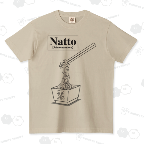 糸を引く素数納豆(モノクロ版)