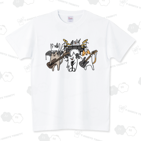 バンドねこライブ スタンダードTシャツ(5.6オンス)