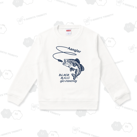 ブラックバス Black bass 釣り人ライフ イラスト・デザイン・アイテム・ルアー・魚・釣り・フィッシング・Tシャツ・グッズ