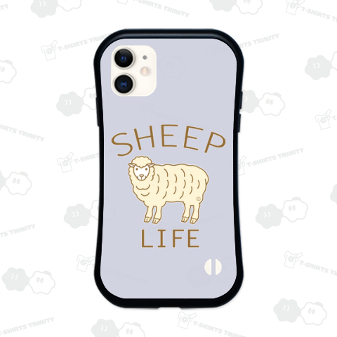 羊・ひつじ・全体・羊ライフ・イラスト・デザイン・ひつじグッズ・羊グッツ・動物・アニマル・かわいい・sheep・Tシャツ・トートバック・羊・未・オリジナル作品(C)