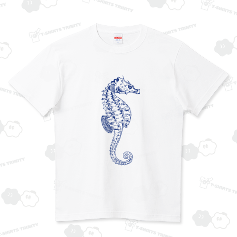【CMパロディ】タツノオトシゴ メルカリ風 ブルー