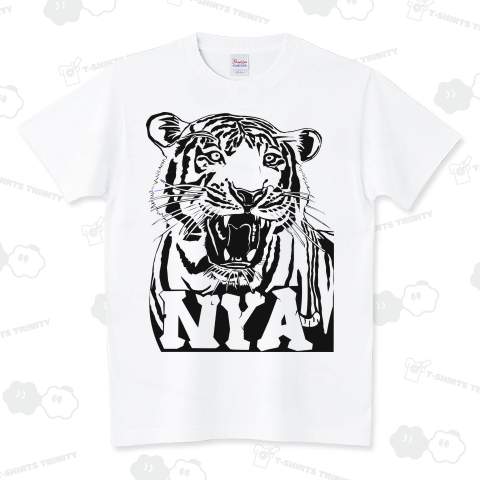 トラ(タイガー)切絵風 にゃーNYA～