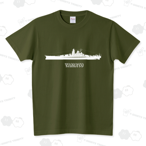 戦艦「大和」YAMATO モノクロシルエット バージョン2