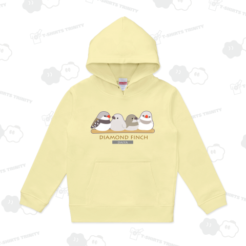 ダイヤモンドフィンチ(枠付き)