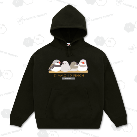 ダイヤモンドフィンチ(枠付き)