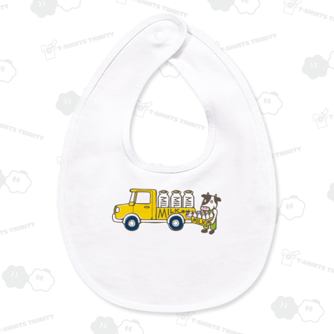 気ままにイラストT/ウシの牛乳配達