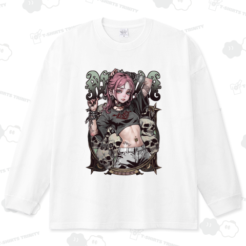 ノスタルジック ビッグシルエットロングTシャツ(5.6オンス)